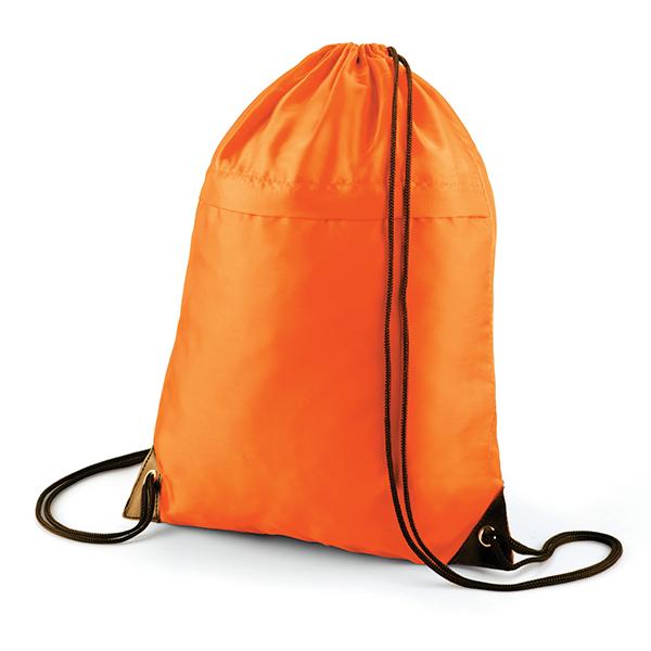 Drawstring With Zip - Orange C