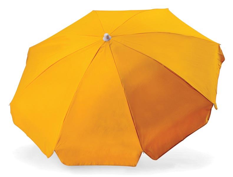 8 Panel Beach Umbrella - Yellow A