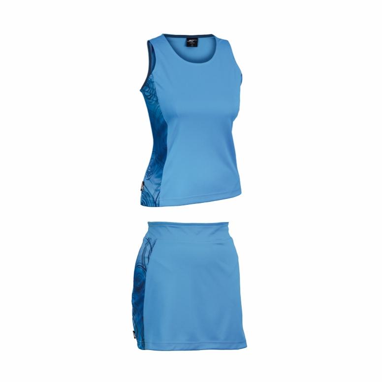In Stock: Netball Kits / Sets | Brt Kiddies Triflex Single Set - Top And Skirt (brt415) - 4