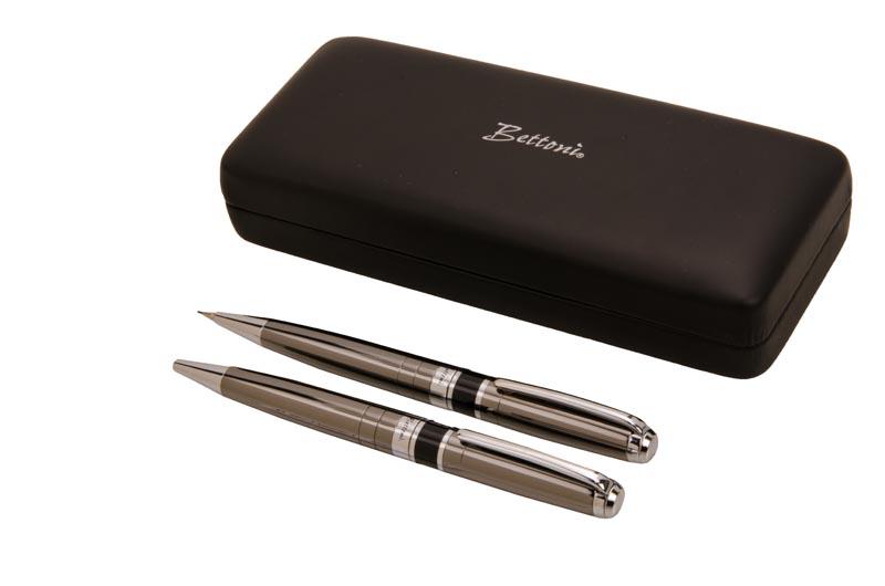 Bucklers Pen And Pencil Set - Gunmetal