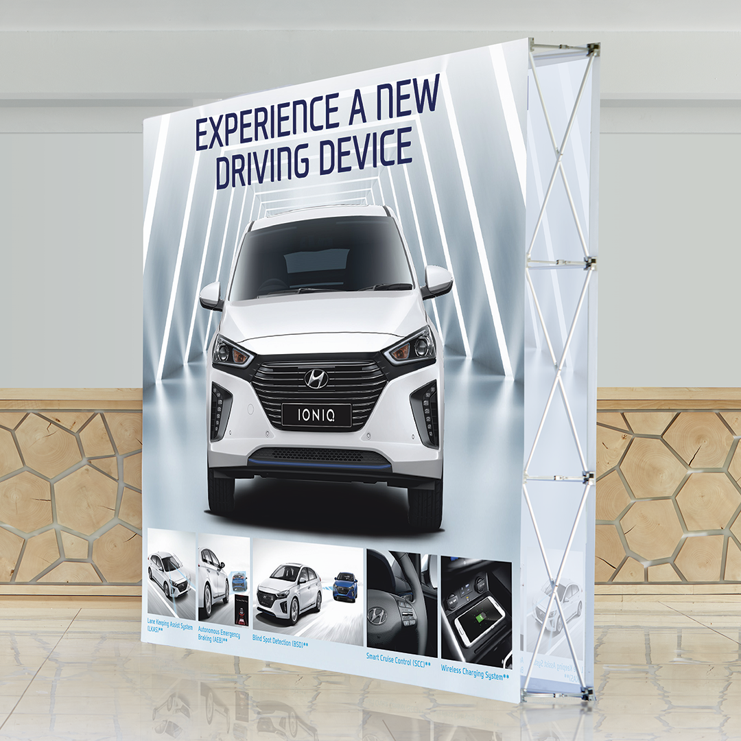 Banner Wall Standard Double Sided - Frame