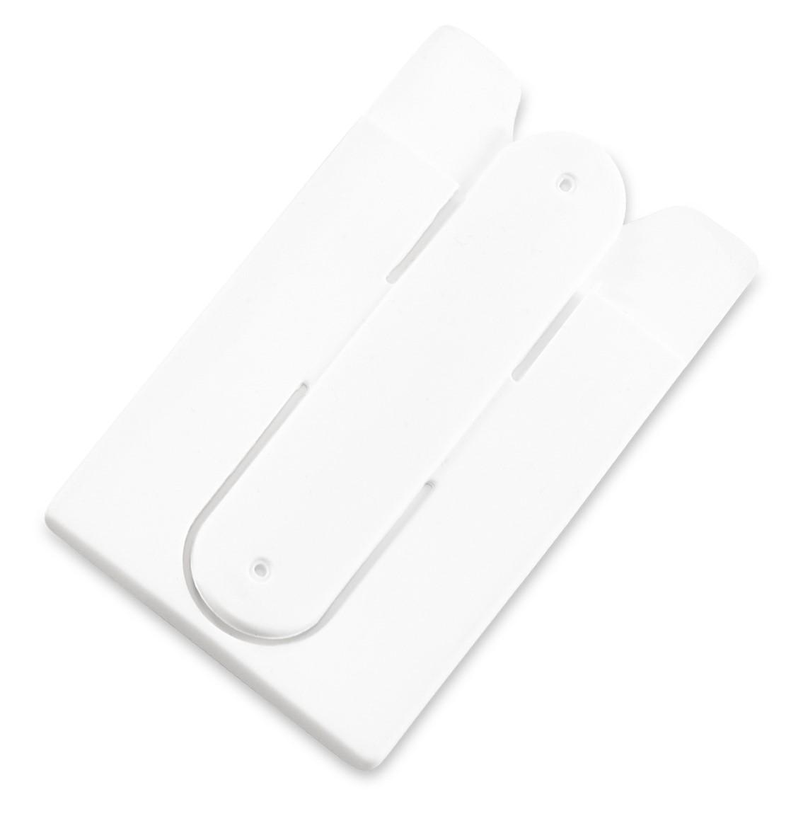 Snap Card Wallet And Phone Stand - Solid White Only