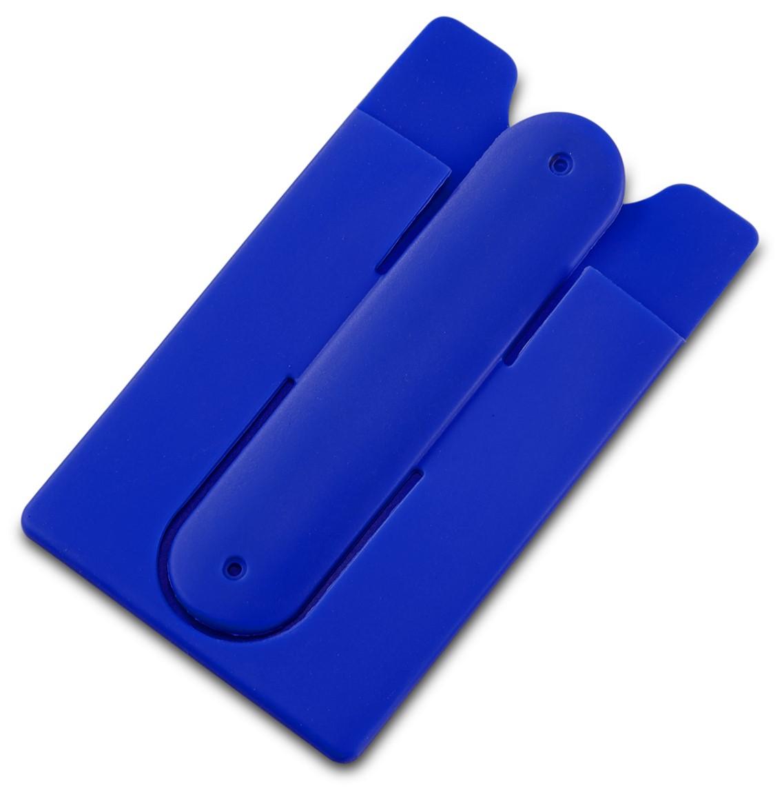 Snap Card Wallet And Phone Stand - Blue Only