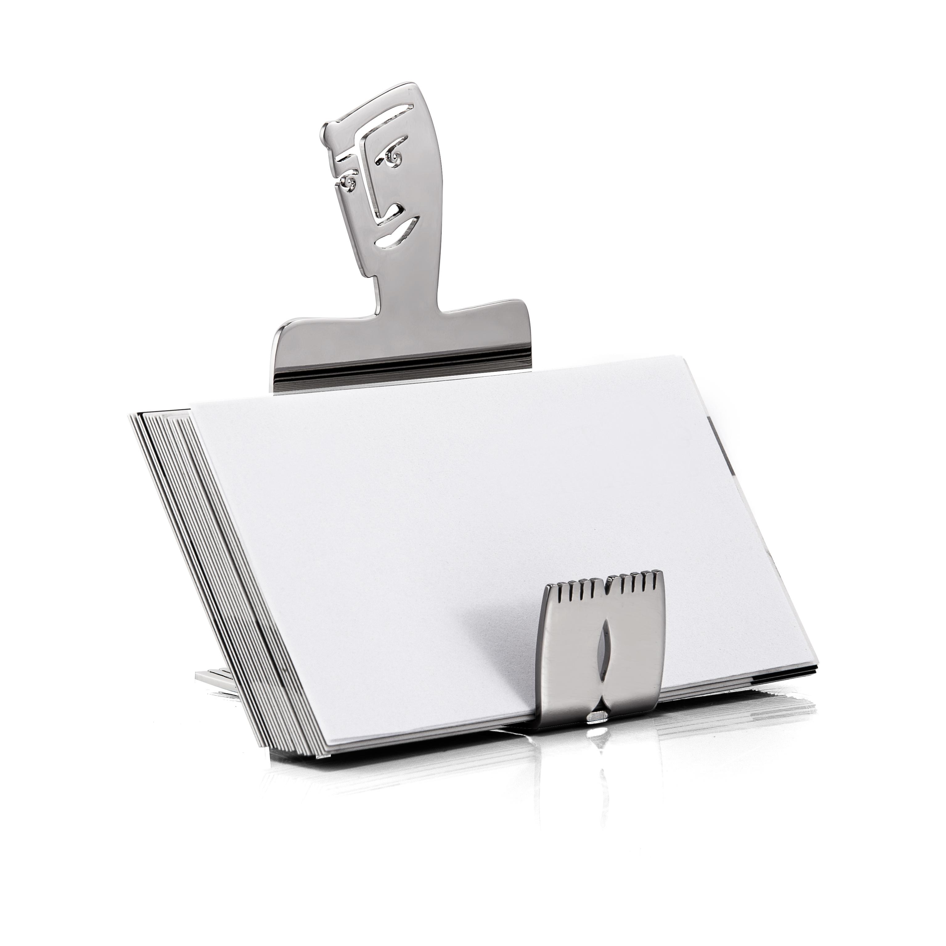 Carrol Boyes Bus.card Holder - Face -off