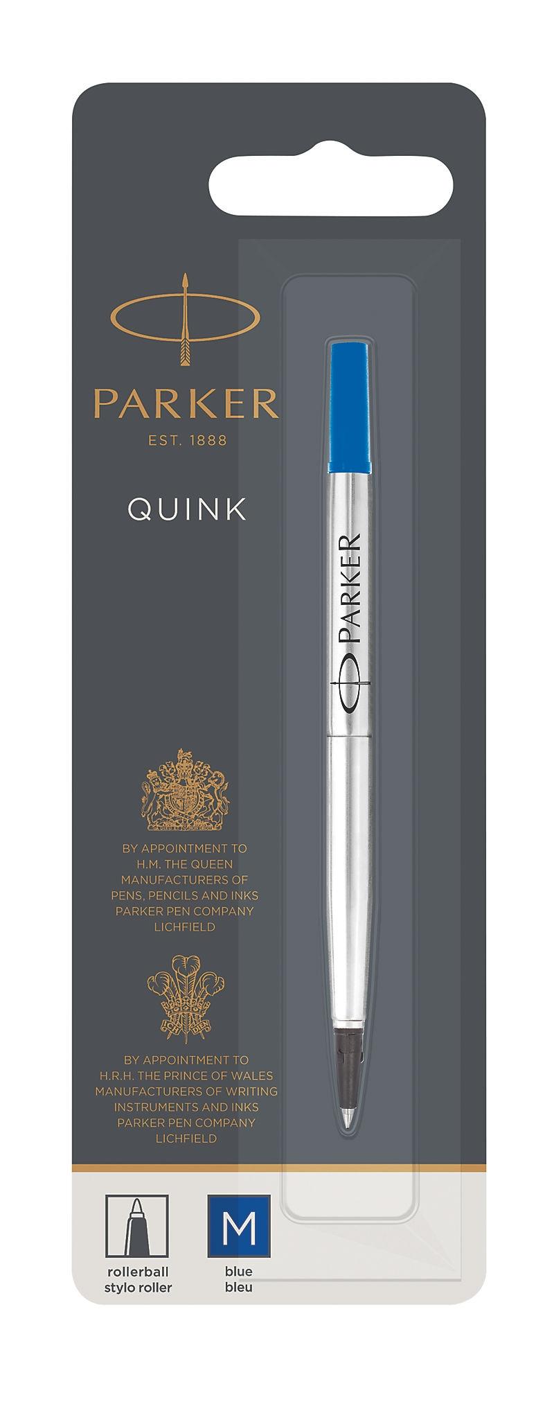 Parker Refill Rb Med Nib - Blu Ink (box Of 12)