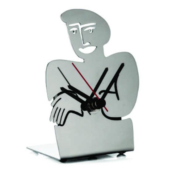 Carrol Boyes Desk Clock - Face-off