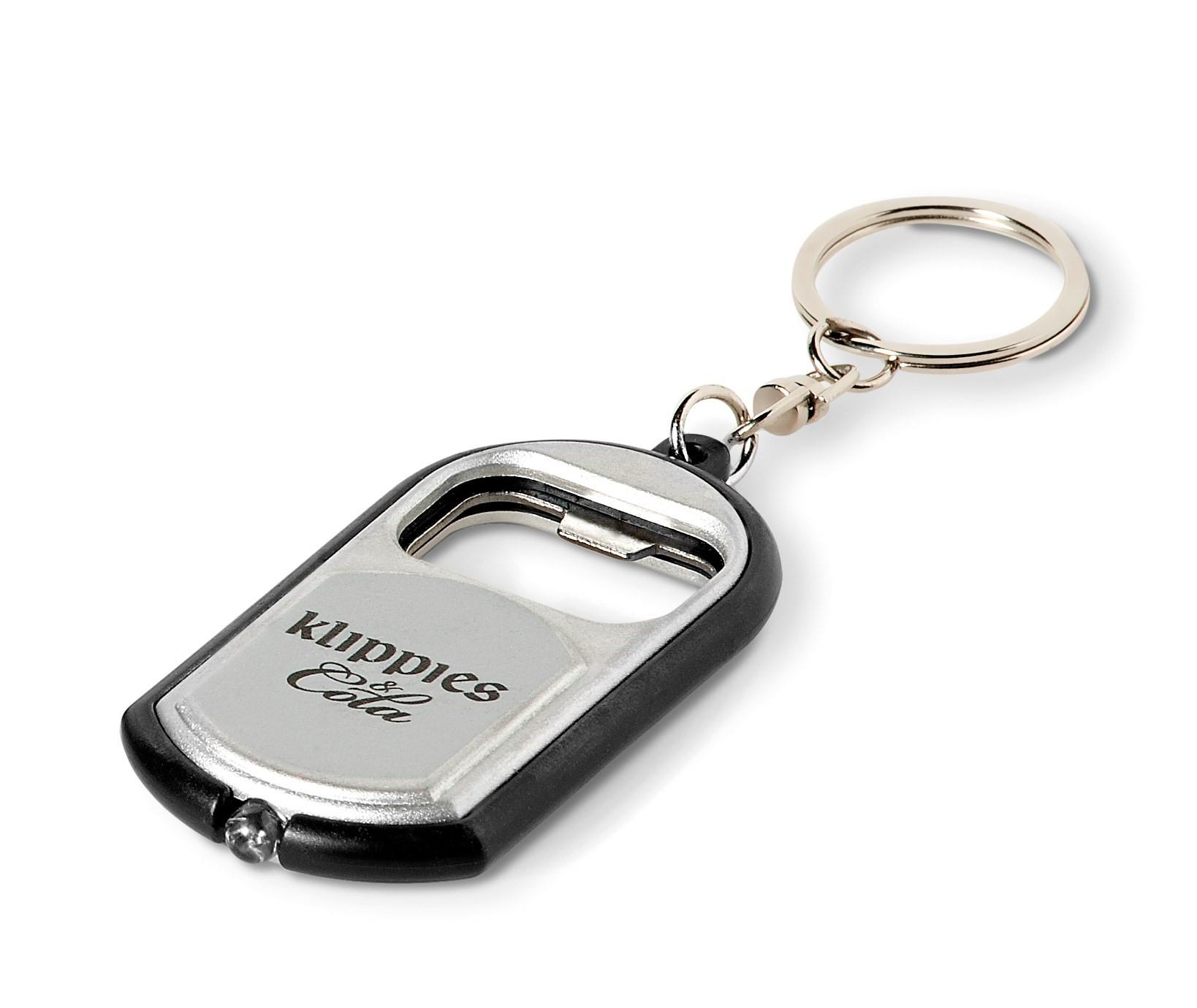 Cheers Torch & Bottle Opener Keyholder - Black Only