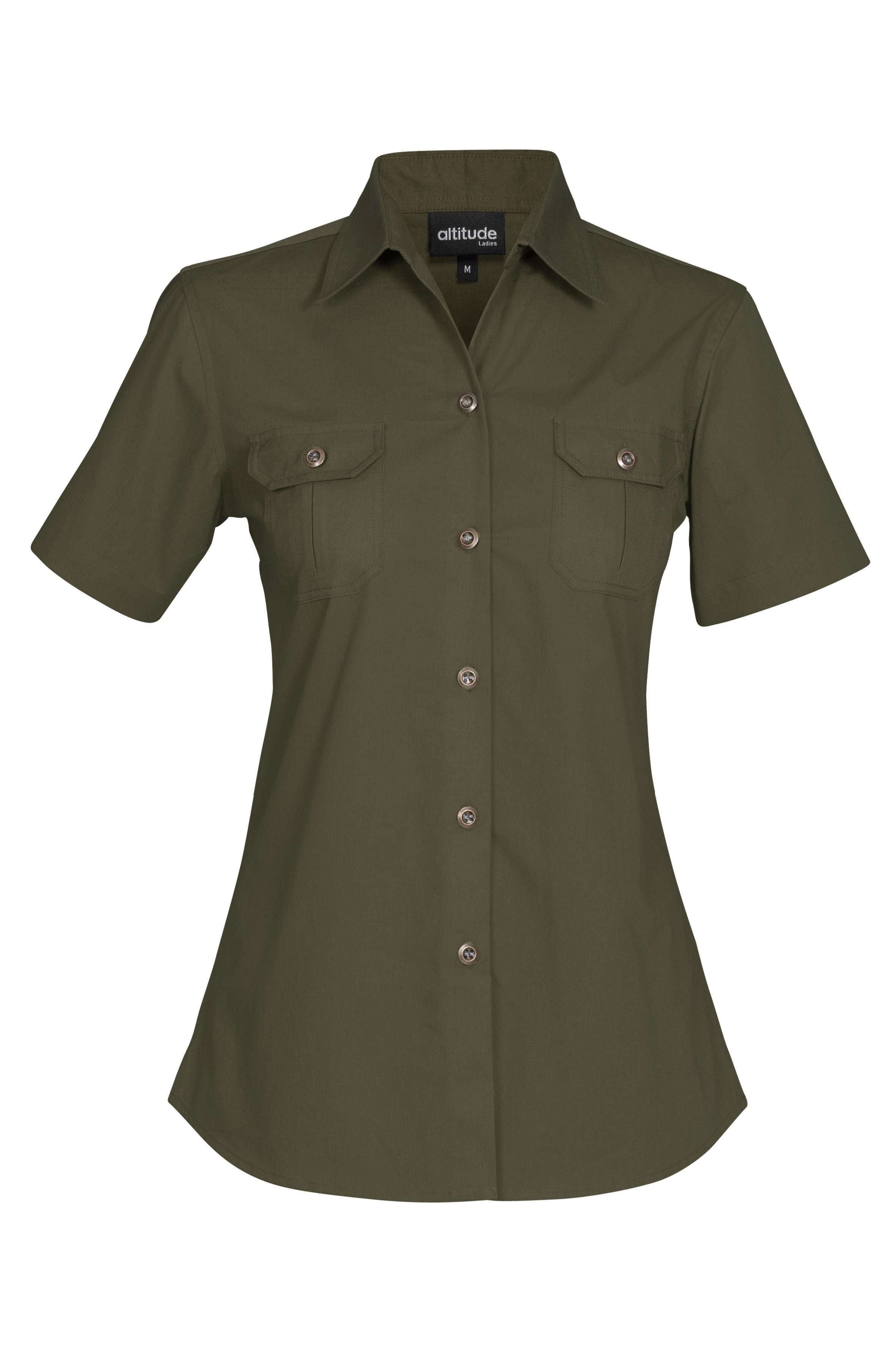 Ladies Short Sleeve Oryx Bush Shirt