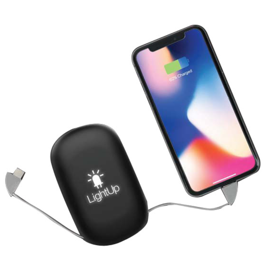 Tarsus - @memorii 10000mah Wireless Power Bank With Light-up Logo