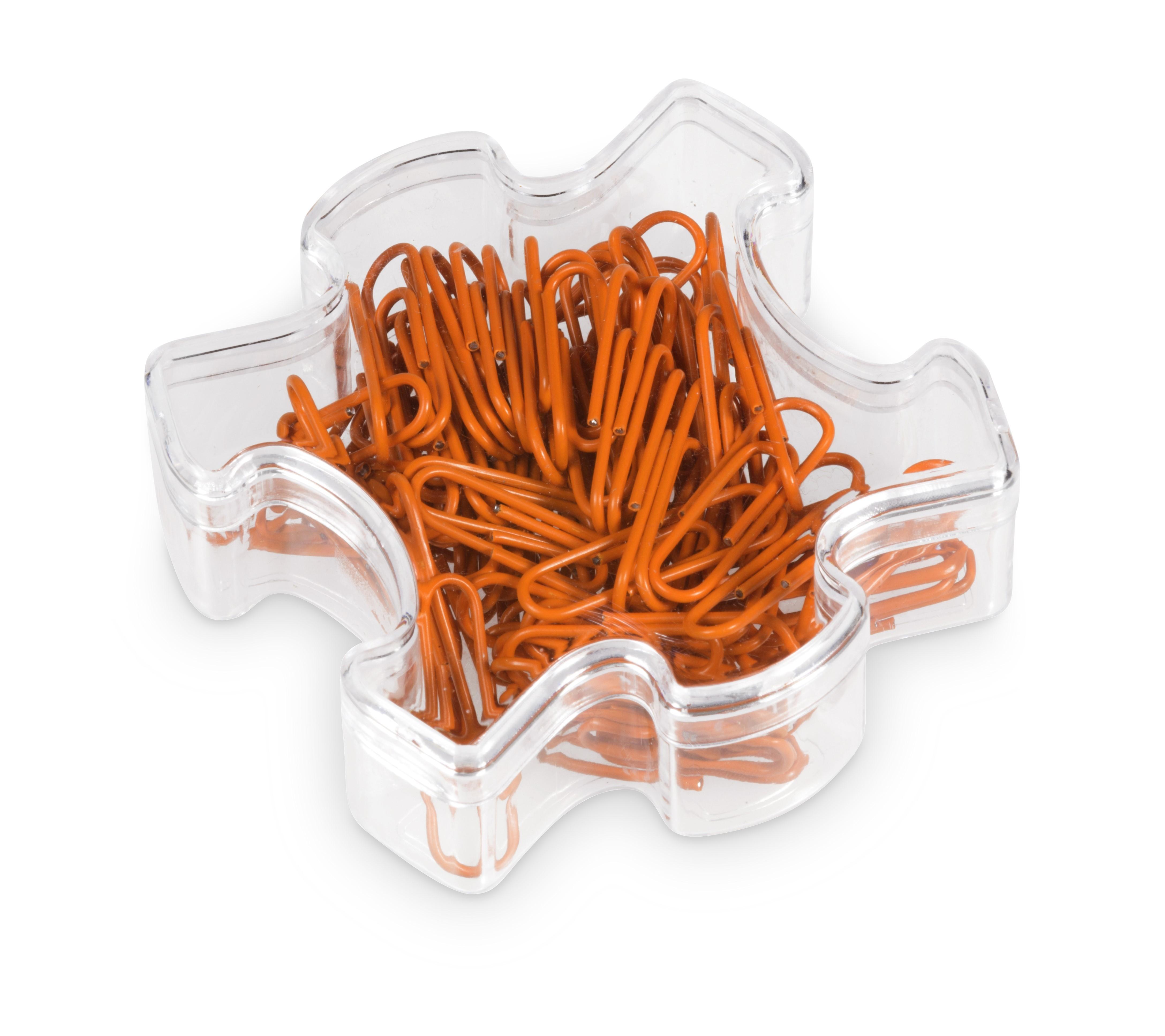 Puzzle Paper Clips - Orange Only