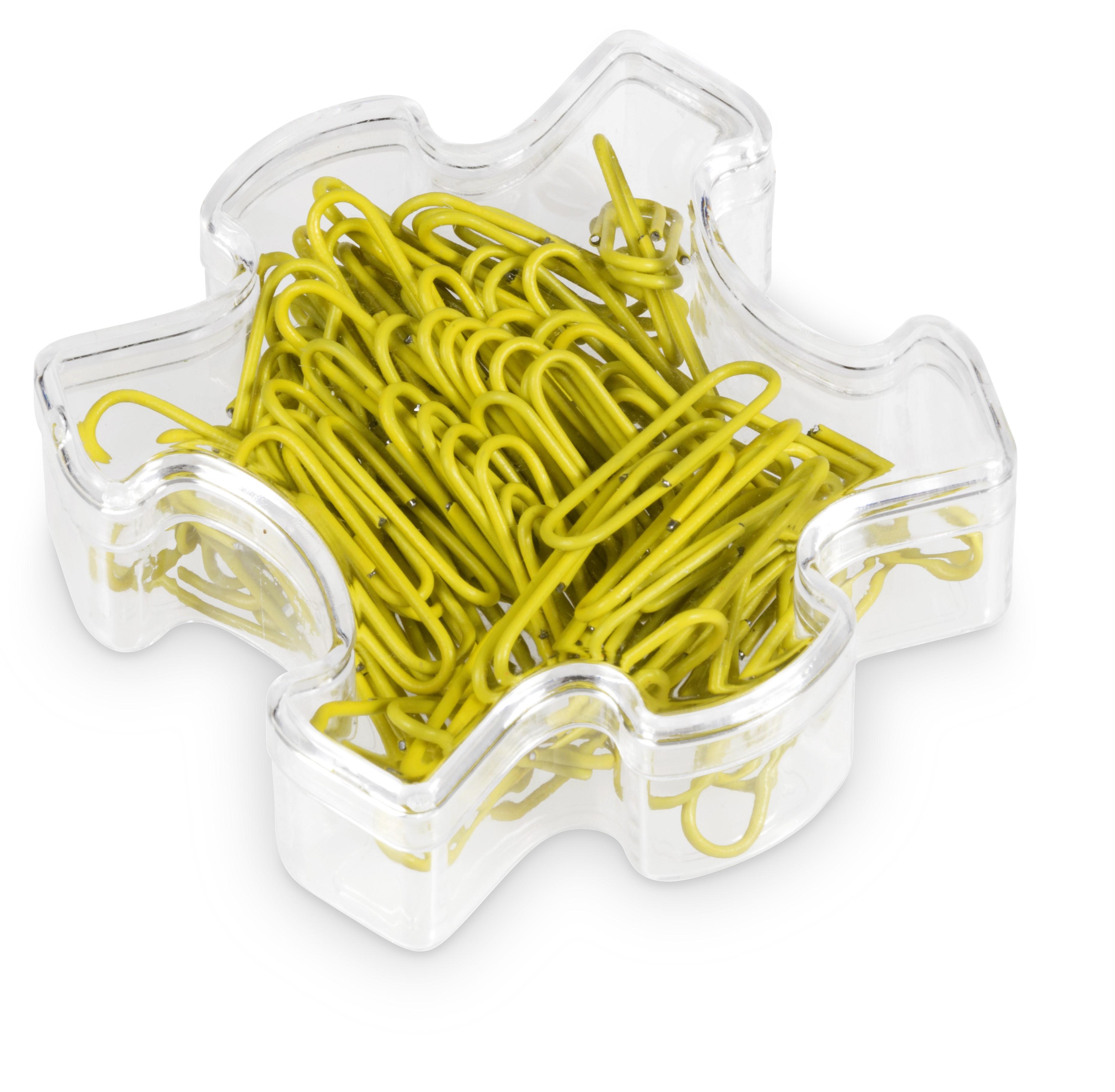 Puzzle Paper Clips - Yellow Only