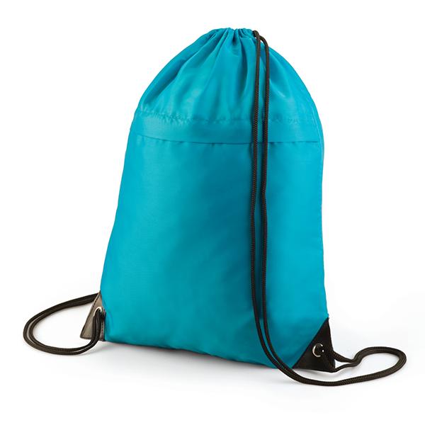 Drawstring With Zip - Turquoise A