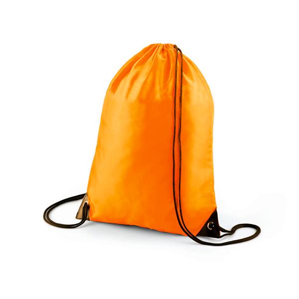 Drawstring With Zip - Orange B