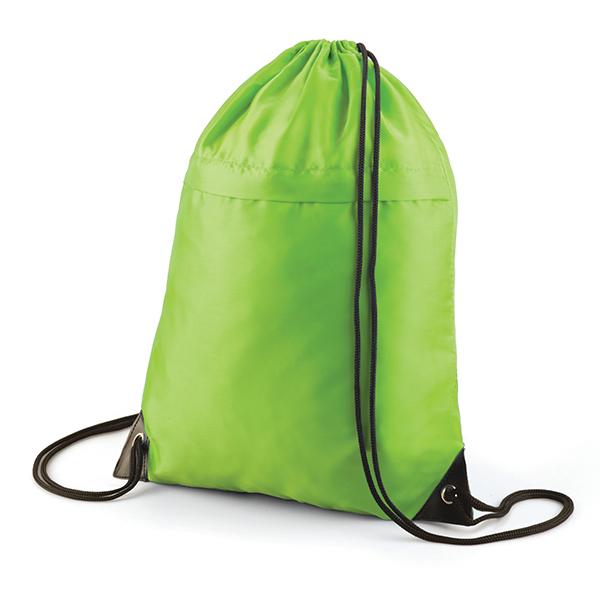 Drawstring With Zip - Lime A