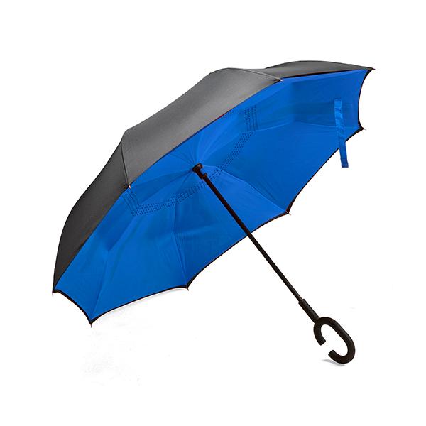 Inside Out Two Tone Umbrella - Royal Blue