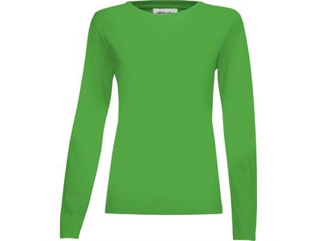 Ladies Long Sleeve Altitude T-shirt - Lime Only