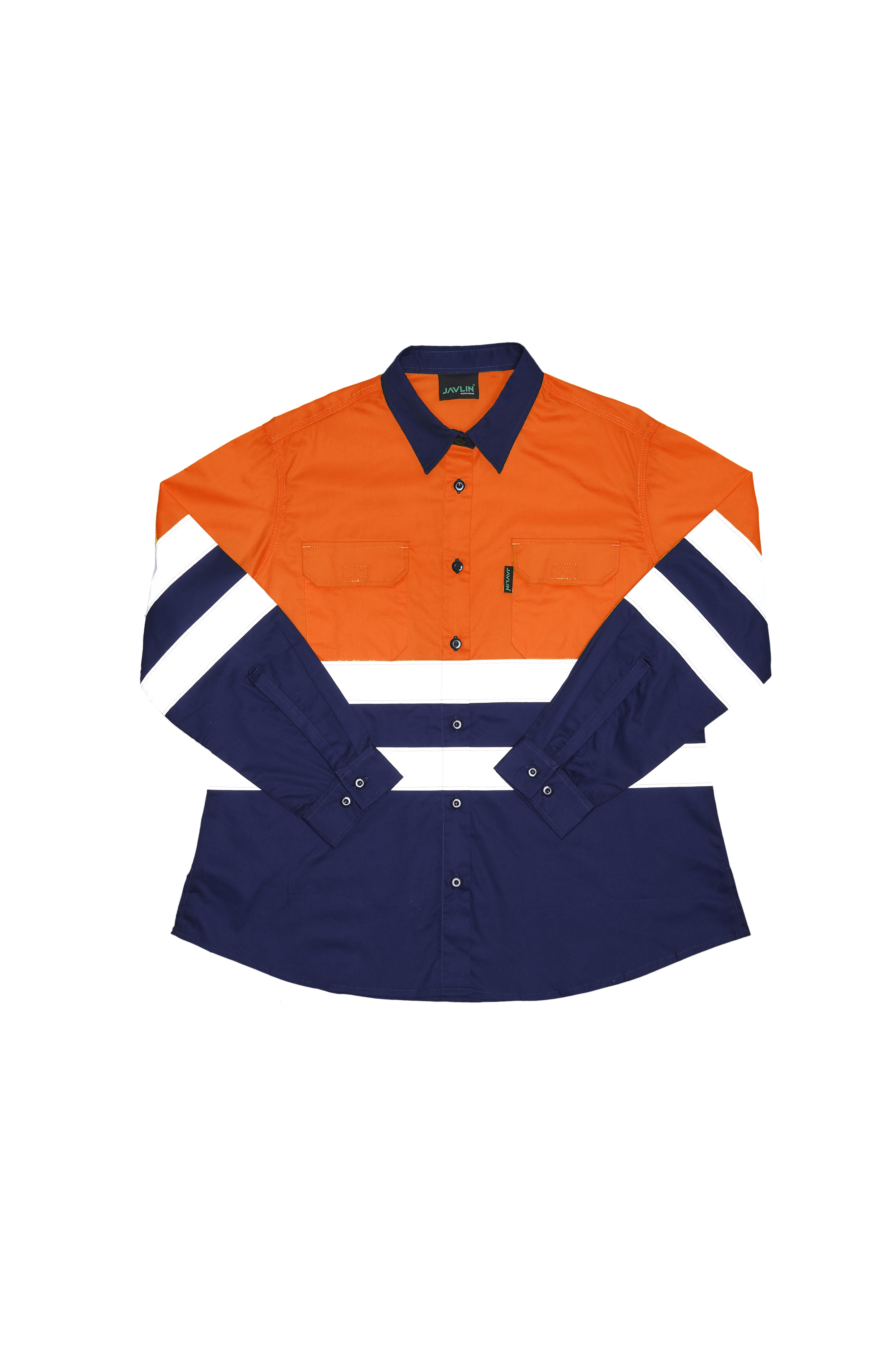 Navy & Orange / Navy & Yellow Shirt L/s [june 2020]