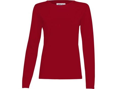 Ladies Long Sleeve Altitude T-shirt - Red Only