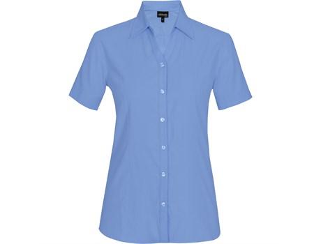 Ladies Short Sleeve Catalyst Shirt  - Sky Blue Only