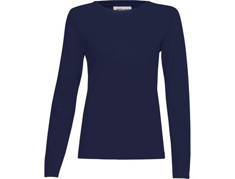 Ladies Long Sleeve Altitude T-shirt - Navy Only