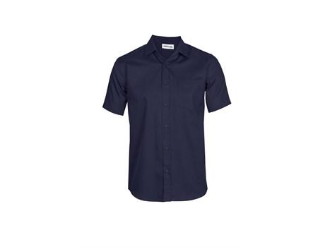 Mens Short Sleeve Seattle Twill Shirt - Navy Only