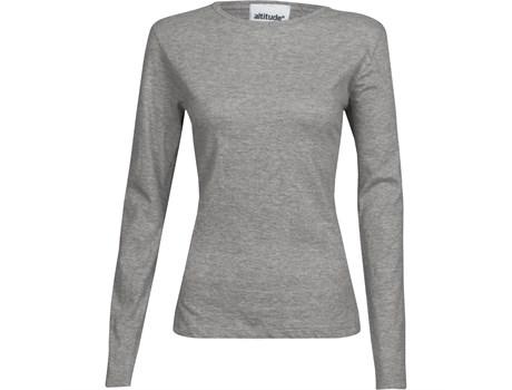Ladies Long Sleeve Altitude T-shirt - Grey Only