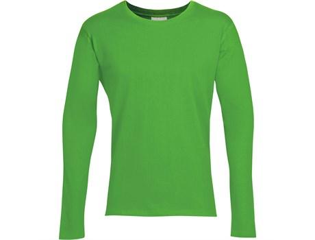 Mens Long Sleeve Altitude T-shirt - Lime Only