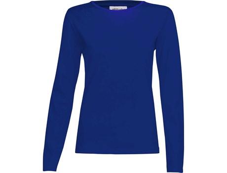 Ladies Long Sleeve Altitude T-shirt - Royal Blue Only