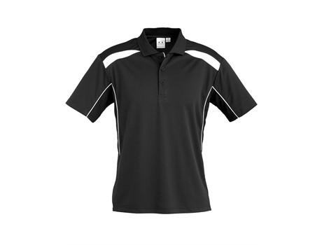 Mens United Golf Shirt - Black Only