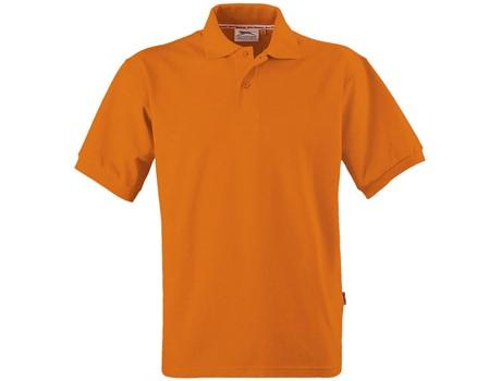 Mens Crest Golf Shirt - Orange Only