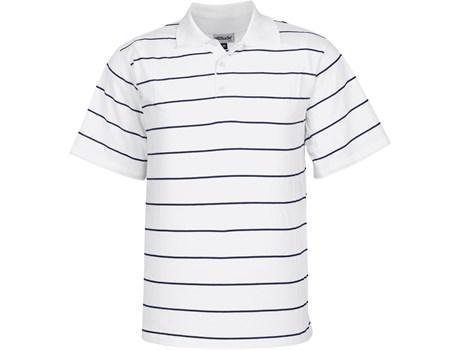 Mens Stinger Golf Shirt - White Only