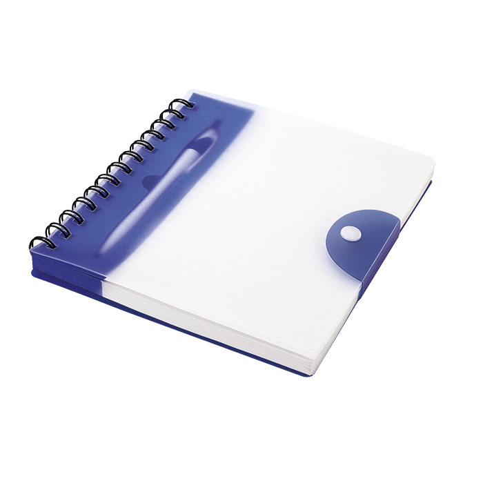Bf0047 - 2 Tone Snap Cover Notebook And Matching Pen - 2