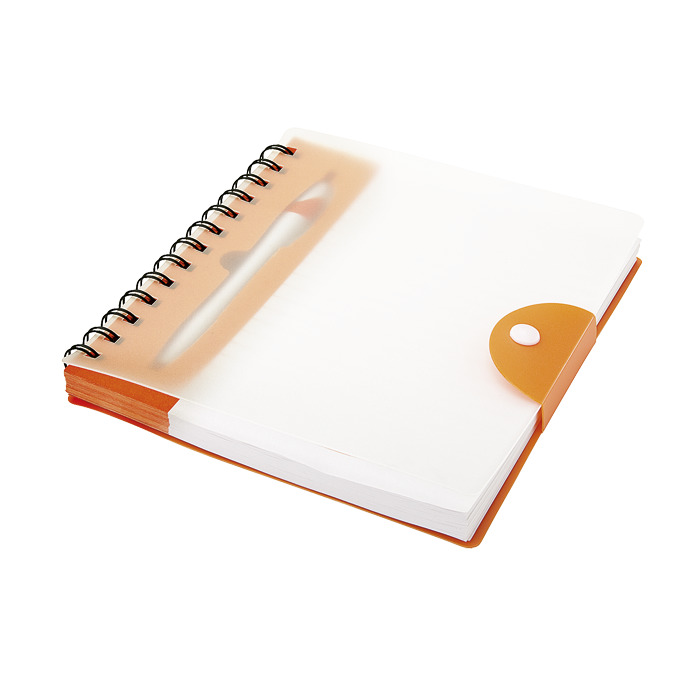 Bf0047 - 2 Tone Snap Cover Notebook And Matching Pen - 3