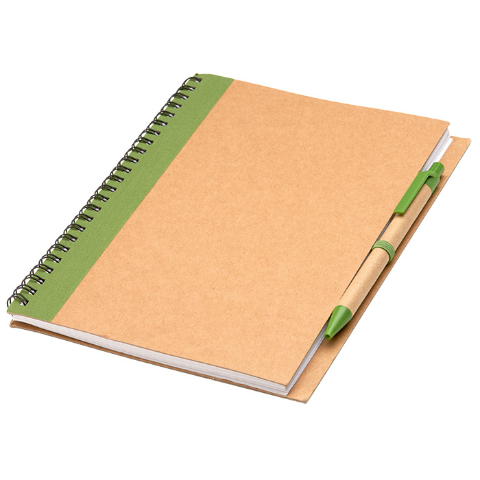 Folders & Notebooks | Bf0088 - Colour Accented Spiral Notebook With Pen - 2