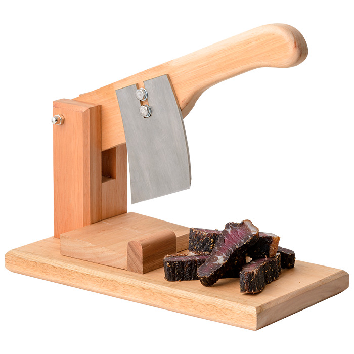 Bh0136 - Large Wooden Biltong Cutter
