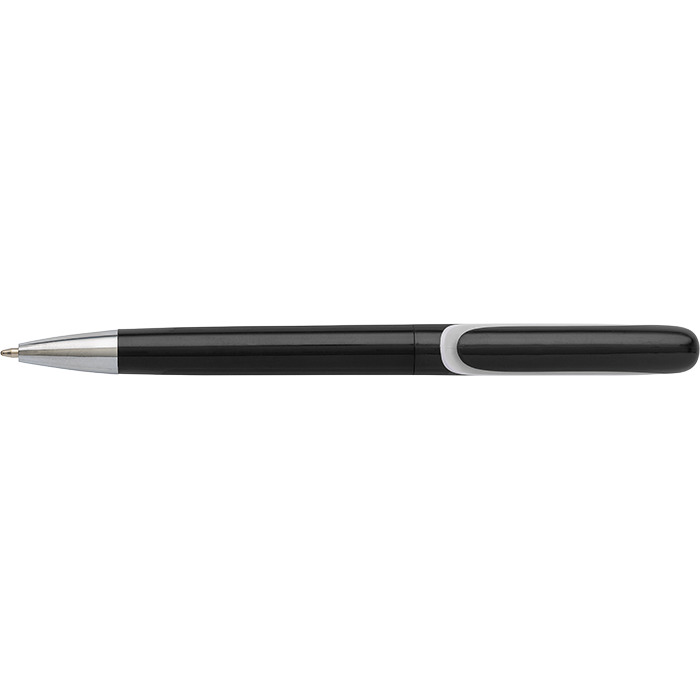 Bp4963 - Coloured Barrel Integrated Clip Ballpoint Pen