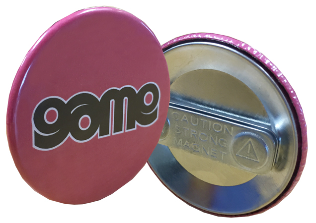 Button Badge (56mm) - Magnet Clip