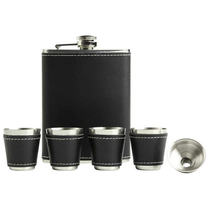 Bw0047 - Hip Flask Gift Set