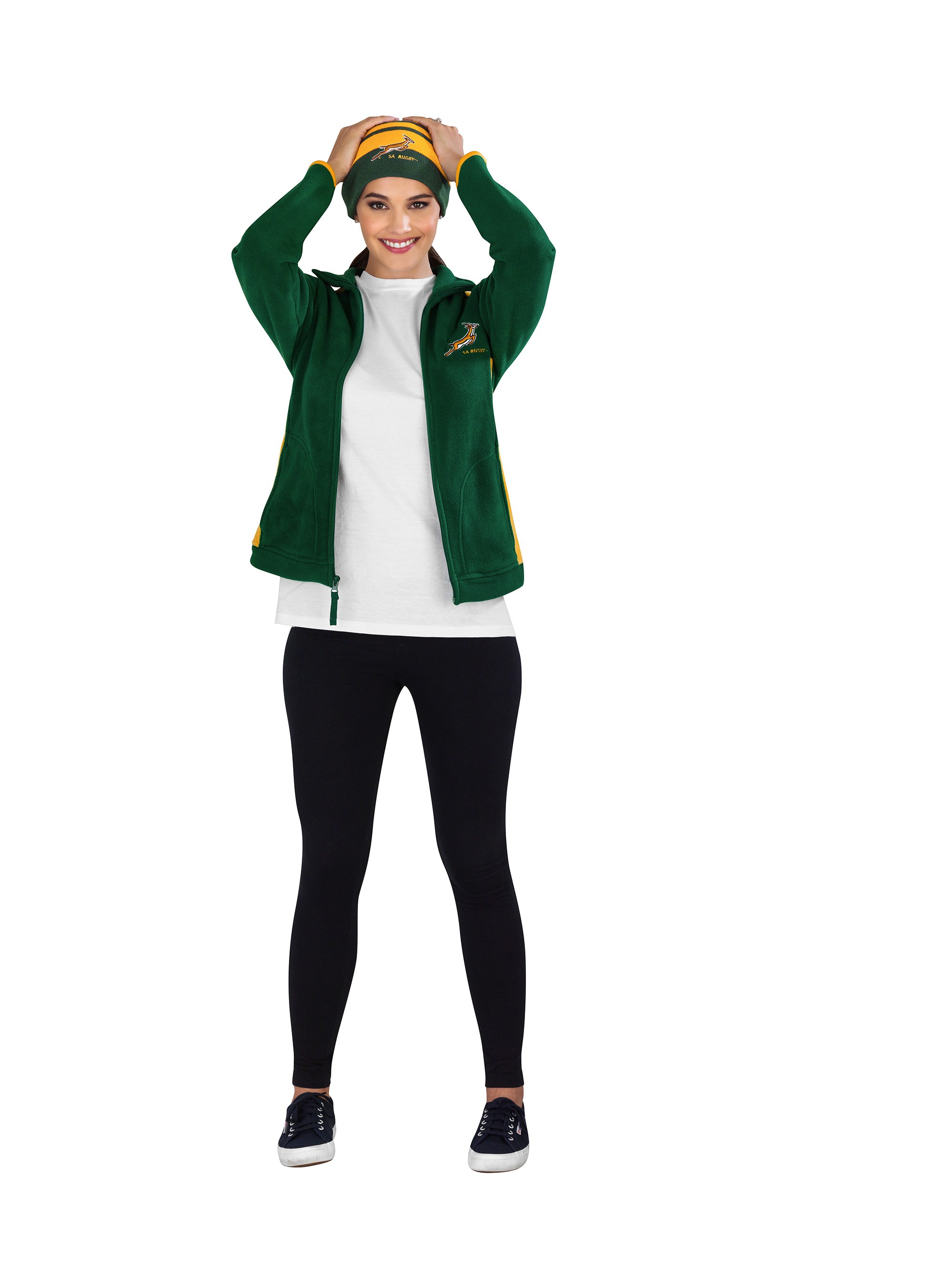 The "green & Gold" Beanie