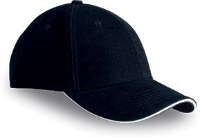 Conquest Heavy Brushed Cotton 6 Panel Cap