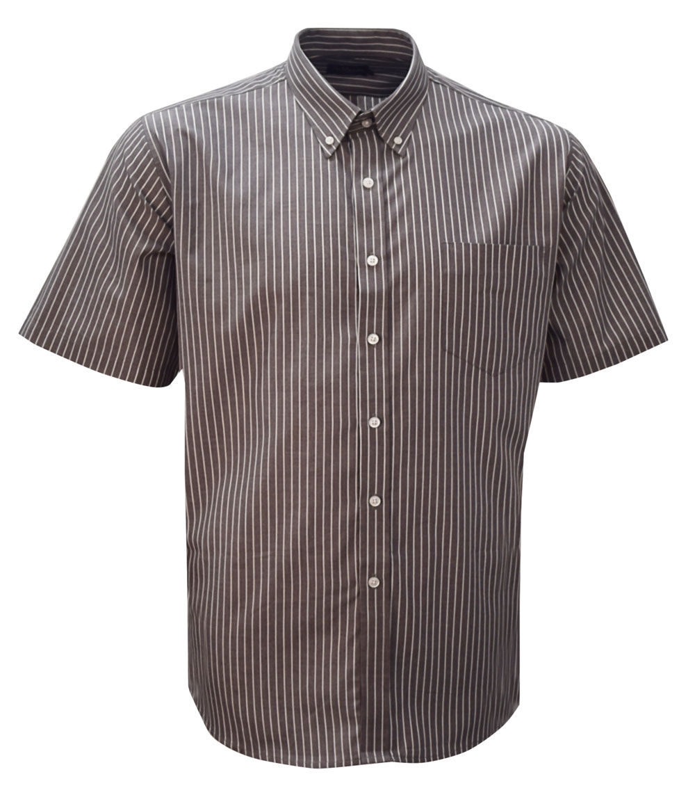 Mens N04 S/s Shirt - Charcoal