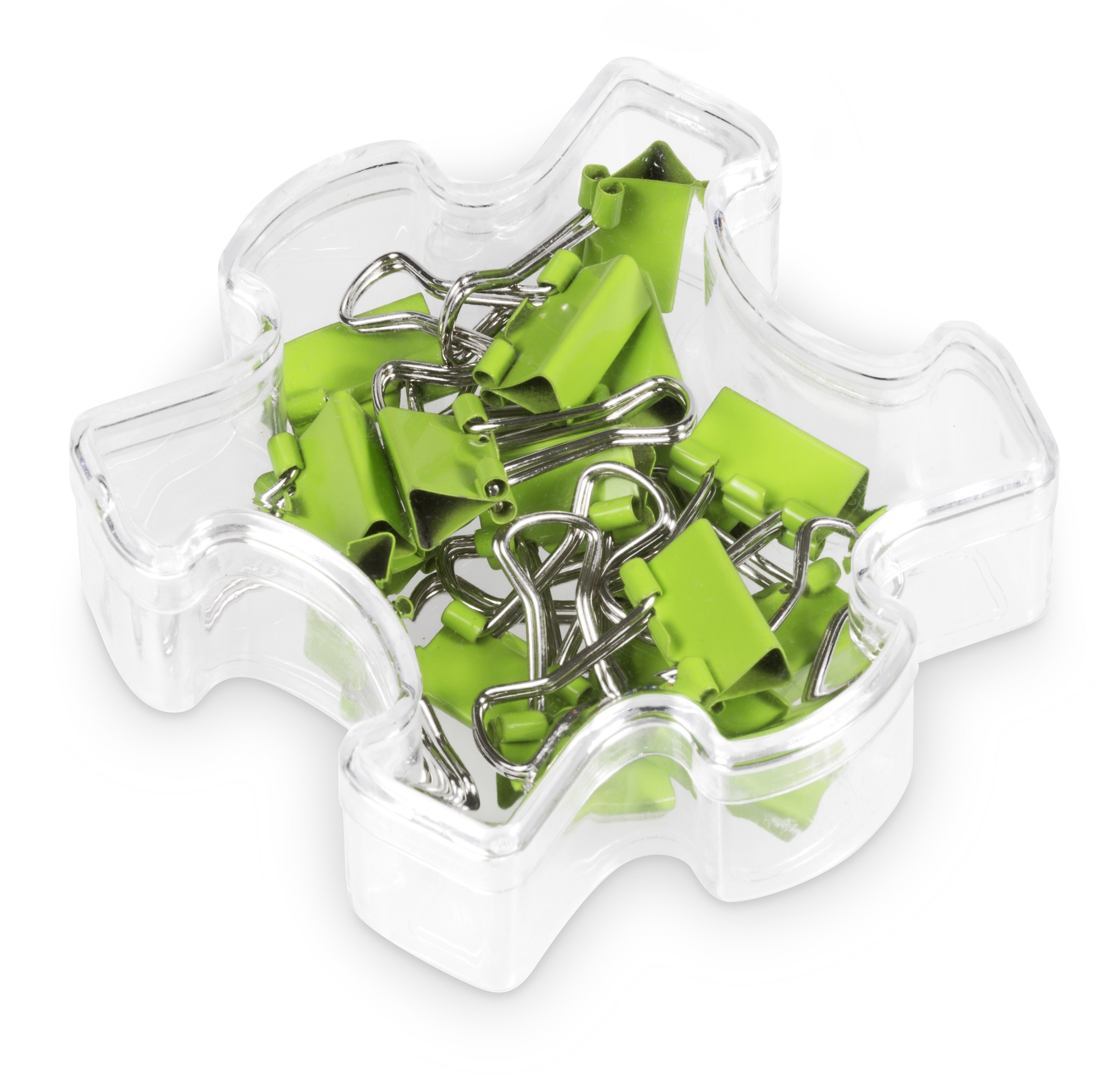 Jigsaw Binder Clips - Lime Only