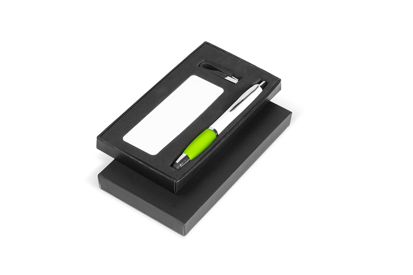 Nano Power Bank Gift Set (incl Pen) - Lime
