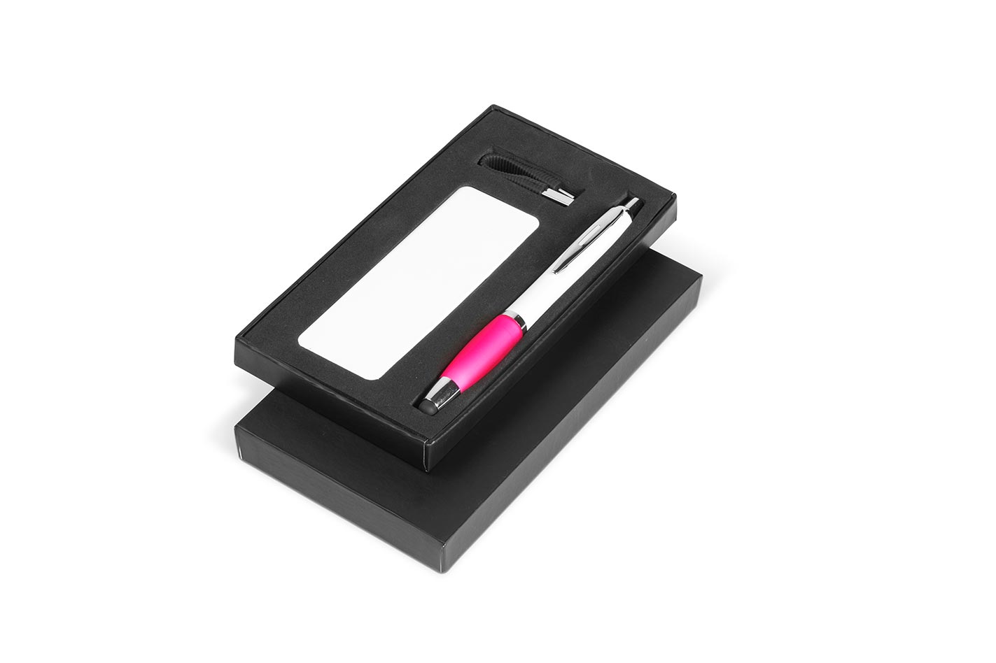 Nano Power Bank Gift Set (incl Pen) - Purple