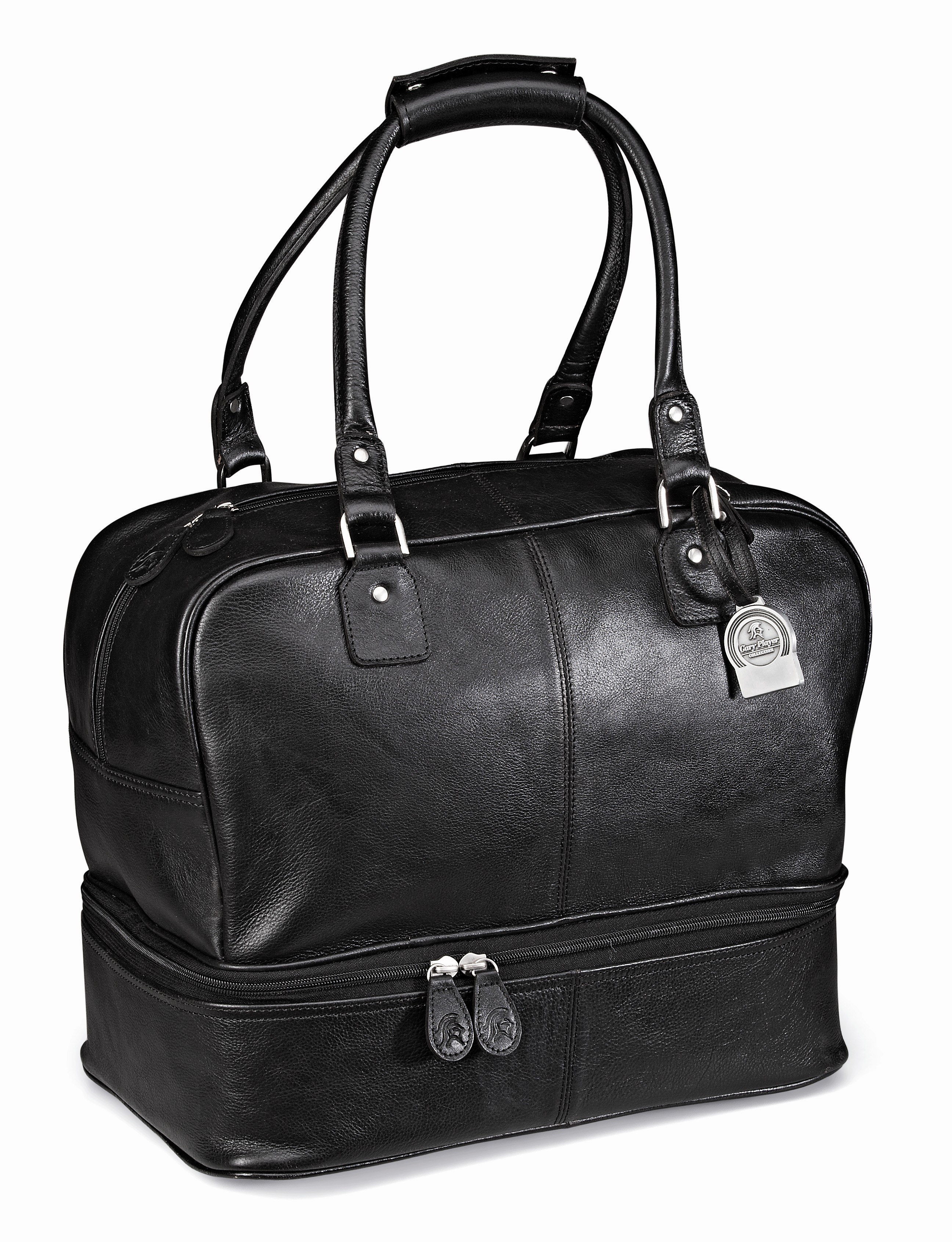 Gary Player Leather Double Decker Bag