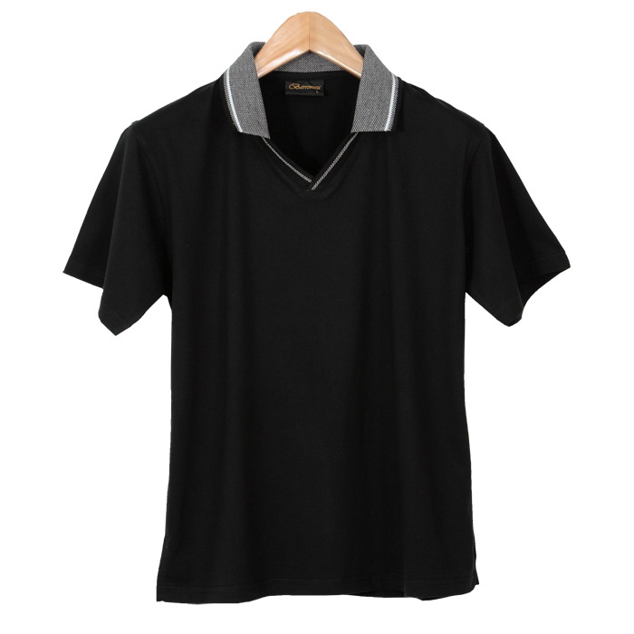Ladies Jacquard Collar Golfer (l-go170b)