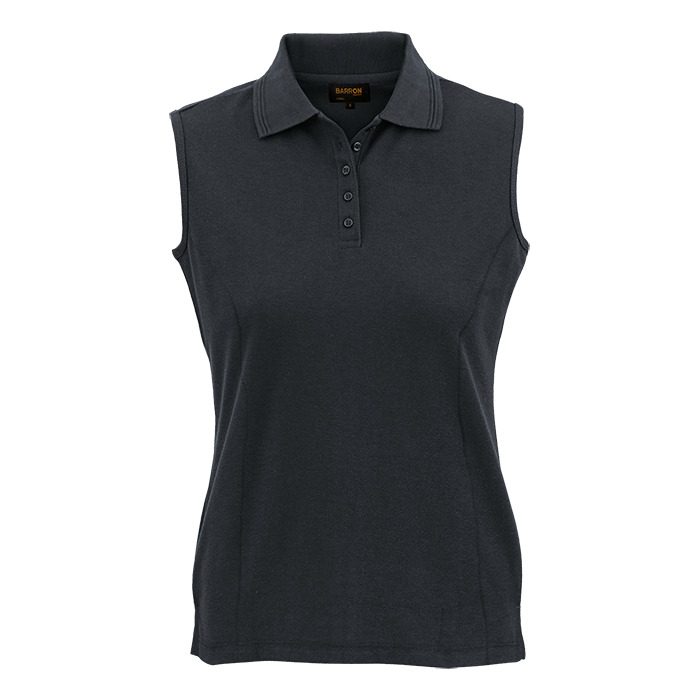 Ladies 175g Pique Knit Sleeveless Golfer (l175-slv)