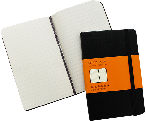 Moleskine A6 Hard Cover Pocket Lined