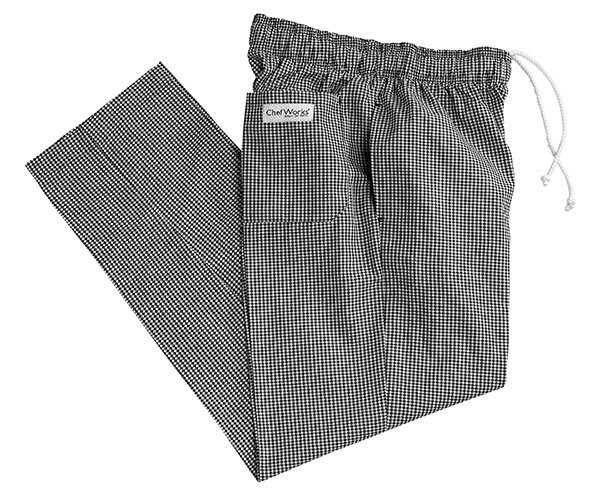 Small Black And White Check Baggy