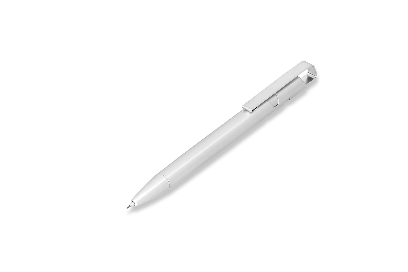 Stationery Gifts Proton Ball Pen & Clutch Pencil Set Silver Only